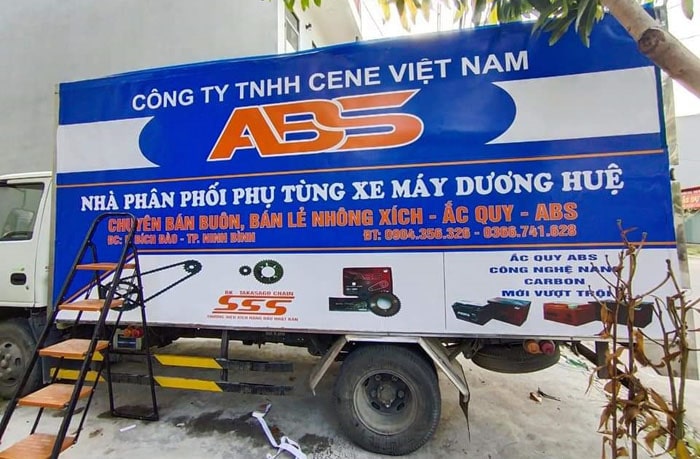 bảng hiệu quảng cáo bạt Hiflex tại Ninh Bình