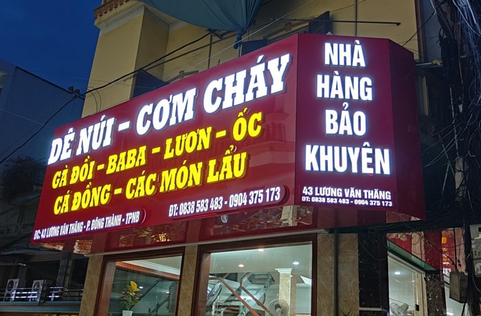 Biển hiệu Mica tại Ninh Bình