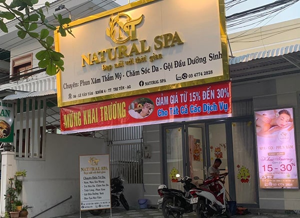 Mẫu biển quảng cáo Spa đẹp giá rẻ Ninh Bình