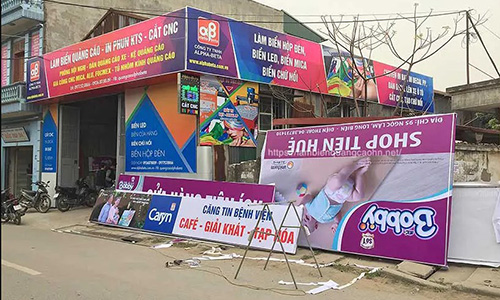 biển quảng cáo bạt Hifflex